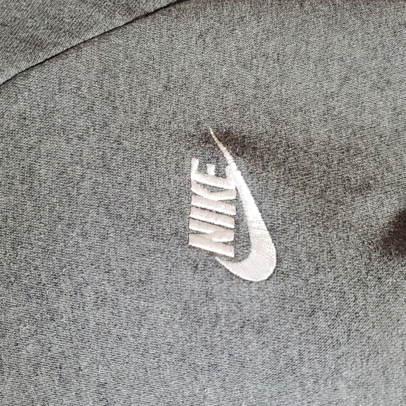 Nike- Mens Gray Hooded Sweatshirt Logo athleisure Athletic Sz.XL - Picture 3 of 8
